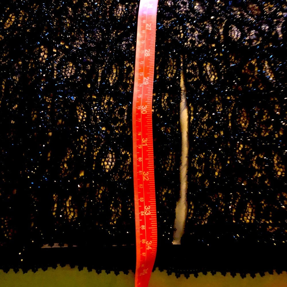 Black dress, size 10, sparkled beads